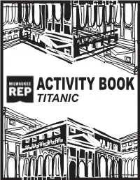 Activity Book Titanic Meet Some Characters and Passengers!