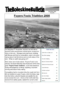 Foyers Fools Triathlon 2008