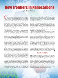 New Frontiers in Nanocarbons by R