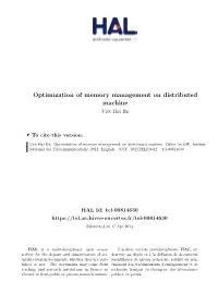 Optimization of Memory Management on Distributed Machine Viet Hai Ha