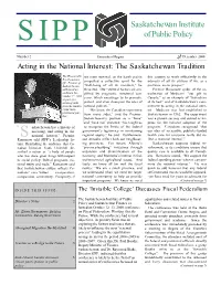 S I P P Saskatchewan Institute of Public Policy