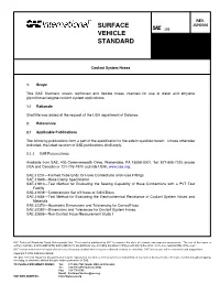 Surface Vehicle Standard