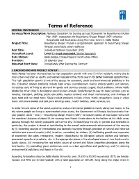 Terms of Reference