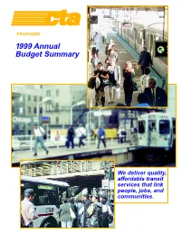 1999 Annual Budget Summary
