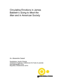 Circulating Emotions in James Baldwin's Going to Meet the Man