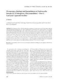 Coleoptera, Chrysomelidae) – Part 1