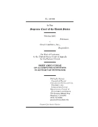 Computer Scientists in Support of Petitioner