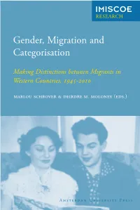 Gender, Migration and Categorisation University