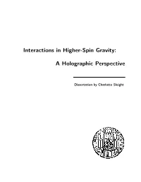 Interactions in Higher-Spin Gravity: a Holographic