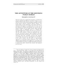 The Adventure of the Shrinking Public Domain