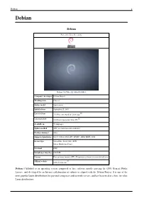 Debian 1 Debian