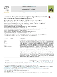 Late Permian (Lopingian) Terrestrial Ecosystems: a Global Comparison with MARK New Data from the Low-Latitude Bletterbach Biota