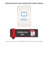 Ebook Download Ginger Baker: Hellraiser