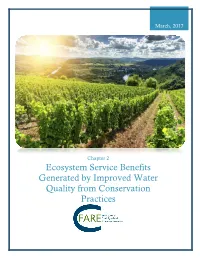 Ecosystem Service Benefits Generated by Improved Water Quality from Conservation Practices