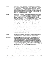 Fieldnotes Seth Feldman Interviewed by Janine Ma... (Completed 06/30/18) Page 1 of 14 Transcript by Rev.Com