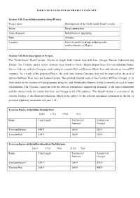 INDICATIVE CONTENT of PROJECT CONCEPT Section 1.01 General