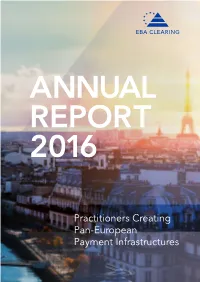 Practitioners Creating Pan-European Payment Infrastructures