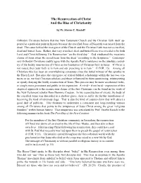 The Resurrection of Christ and the Rise of Christianity