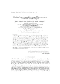 Machine Learning and Structural Econometrics: Contrasts and Synergies