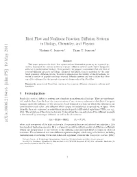 Ricci Flow and Nonlinear Reaction--Diffusion Systems In