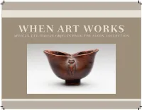 African Utilitarian Objects from the Faxon Collection