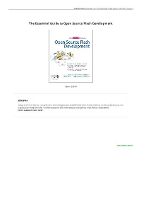 Download PDF / the Essential Guide to Open Source Flash Development
