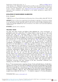 EVOLUTION of RADIOCARBON CALIBRATION Paula J Reimer