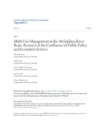 Multi-Use Management in the Atchafalaya River Basin: Research at the Confluence of Public Policy and Ecosystem Science