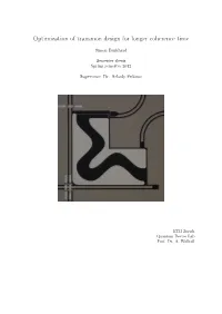 Optimization of Transmon Design for Longer Coherence Time