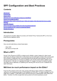 SPF Configuration and Best Practices