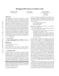 Bringing GNU Emacs to Native Code