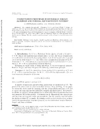 Commutation Principles in Euclidean Jordan Algebras and Normal Decomposition Systems∗