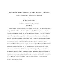 Development and Evaluation of Sampling Protocols for At-Risk