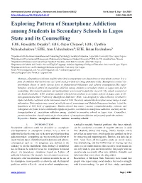 Exploring Pattern of Smartphone Addiction Among Students In