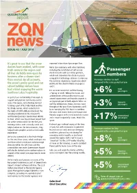 Passenger Numbers for April Than Normal