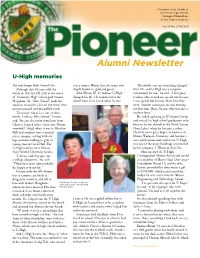 Alumni Newsletter