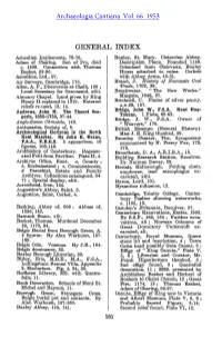 GENERAL INDEX Acheulian Implements, 72-76