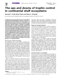 The Ups and Downs of Trophic Control in Continental Shelf Ecosystems