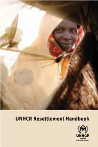 UNHCR Resettlement Handbook Acknowledgments