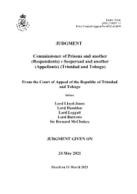 V Seepersad and Another (Appellants) (Trinidad and Tobago)