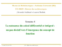 Calcul Différentiel Et Intégral De Leibniz Et Newton