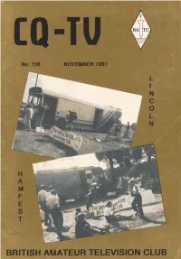 CQ-TV Is Produced on an ATARI MEGA ST4 Computer System, Using the PROTEXT Word Processing Package and the TIMEWORKS Desktop Publishing Package