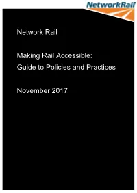 Making Rail Accessible: Guide to Policies and Practices
