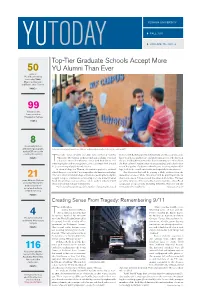 Top-Tier Graduate Schools Accept More YU Alumni Than Ever