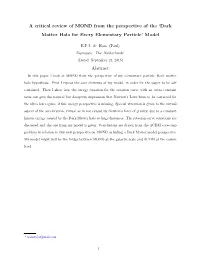 'Dark Matter Halo for Every Elementary Particle' Model