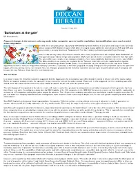 'Barbarians at the Gate'