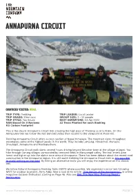Annapurna Circuit