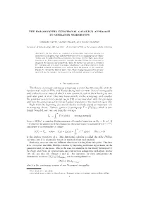 The Holomorphic Functional Calculus Approach to Operator Semigroups