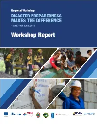 Workshop Report DISASTER PREPAREDNESS