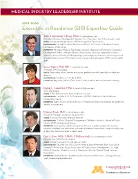 EIR) Expertise Guide